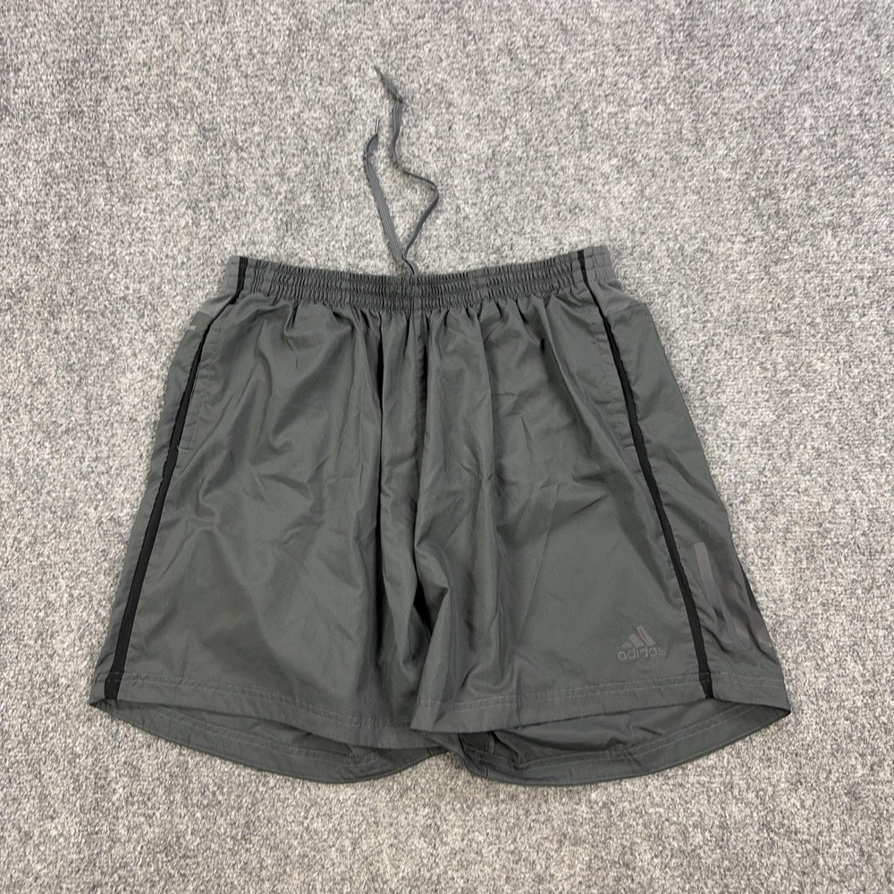 Adidas Shorts Mens XL Gray ClimaCool Lined Running 7 Inch Inseam DQ2538